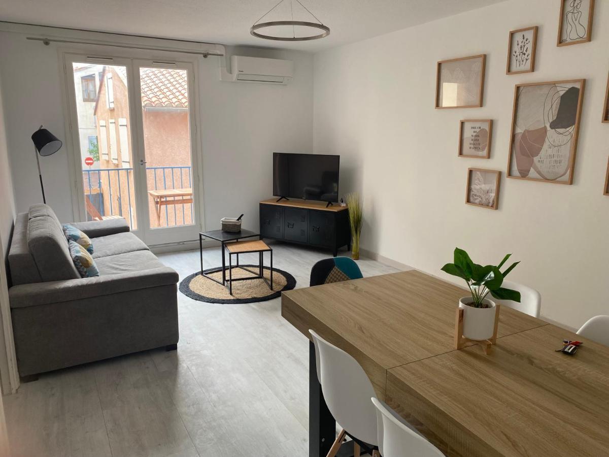 Superbe Appartement Climatise Avec Parking Prive Port Vendres Buitenkant foto