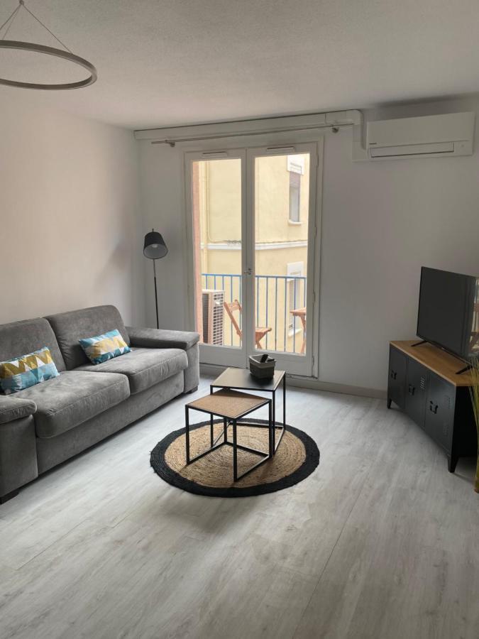 Superbe Appartement Climatise Avec Parking Prive Port Vendres Buitenkant foto